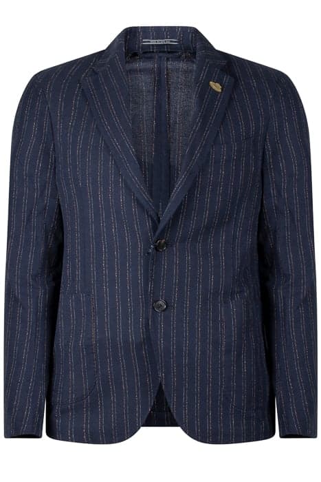 CHIC LIGHTWEIGHT SUMMER BLAZER IN STRUCTURED WEAVE COMBO A by Scotch & Soda