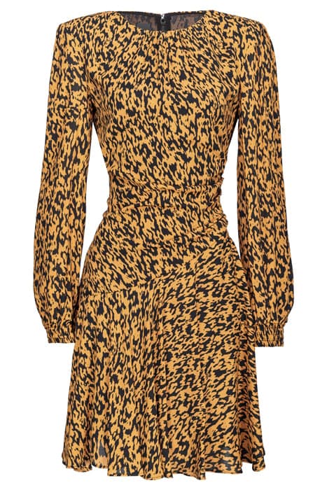 ANTENNISTA DRESS CAMEL/BLACK by PINKO