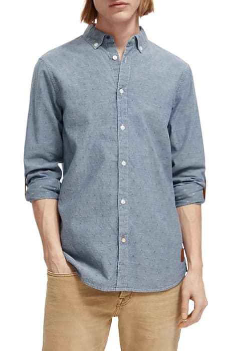 SMART INDIGO SHIRT INDIGO by Scotch & Soda