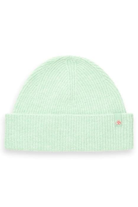 SOFT RIB-KNIT BEANIE LIGHT MINT by Scotch & Soda