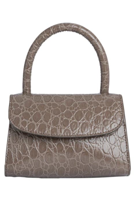 MINI MUD CIRCULAR CROCO EMBOSSED LEATHER by BY FAR