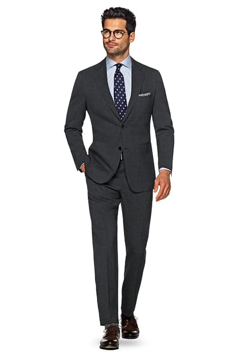 DARK GREY BRESCIA TROUSERS DARK GREY by Suitsupply