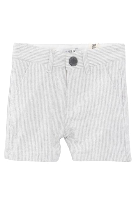 BOY'S GREY PINSTRIPE SUIT SHORTS by IKKS