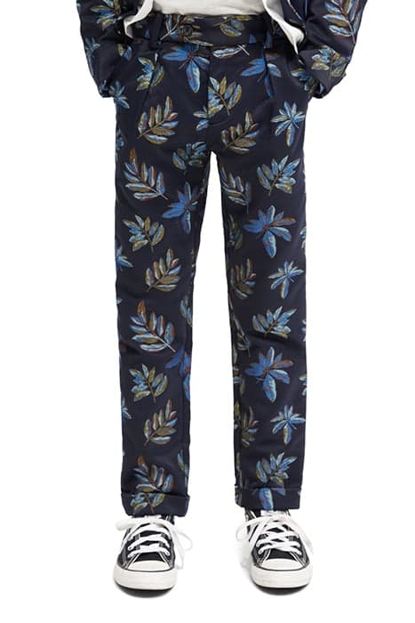 LOOSE TAPERED-FIT JACQUARD PANTS LEAF JACQUARD by Scotch & Soda