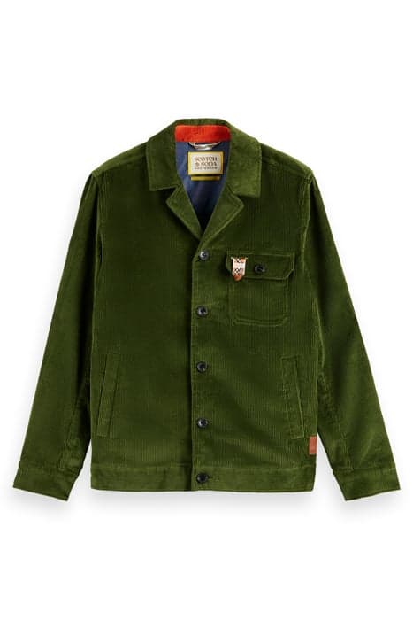 CORDUROY BLOUSON JACKET FIELD GREEN by Scotch & Soda