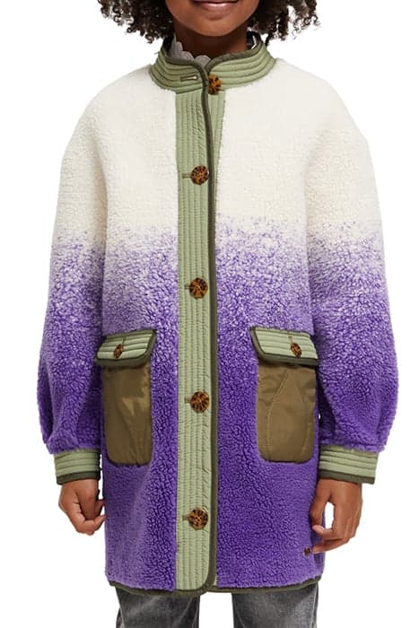 LONGER-LENGTH GRADIENT TEDDY COAT GRADIENT by Scotch & Soda