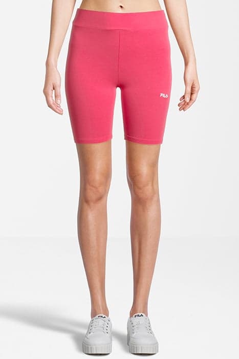 BUCKAUTAL HIGH WAIST SHORT LEGGINGS CARMINE by FILA