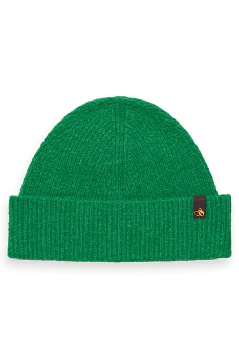 SOFT RIB-KNIT BEANIE RAVE GREEN by Scotch & Soda