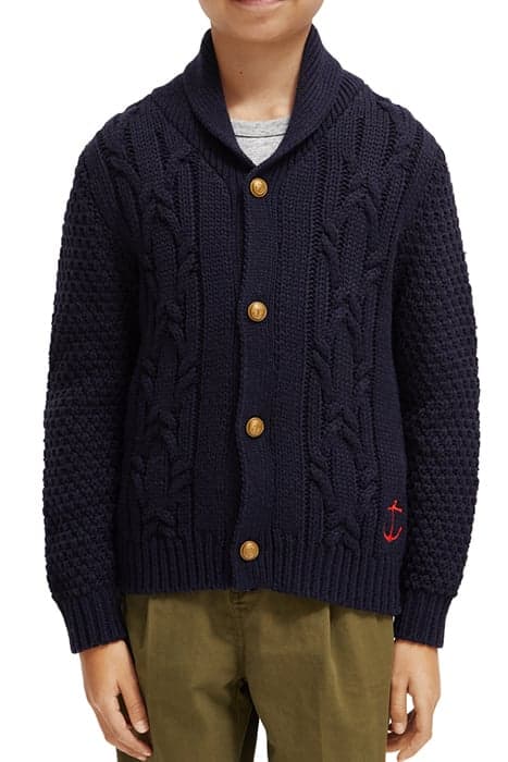 CABLE KNIT CARDIGAN NIGHT by Scotch & Soda