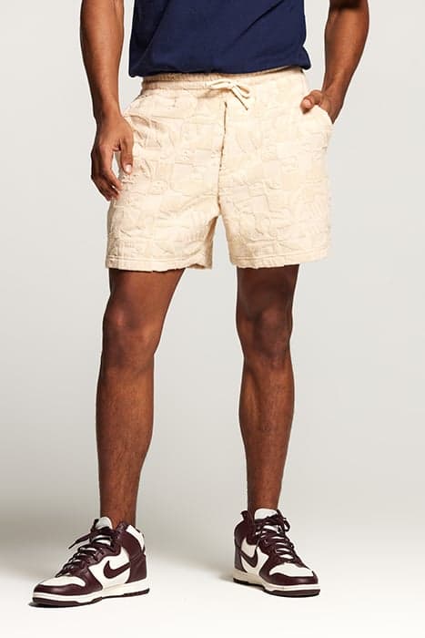 TOWELING SHORTS ANGORA BEIGE by Shiwi