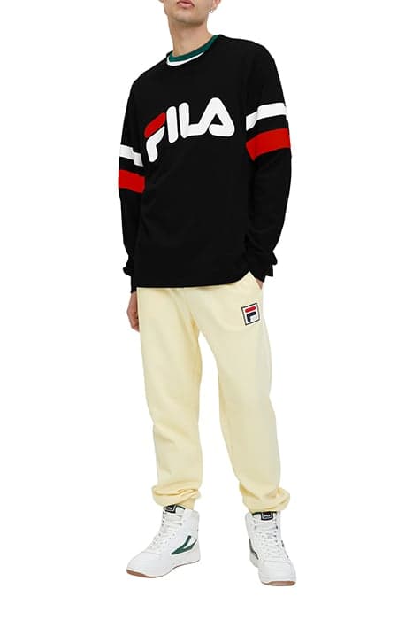 LUOHE OVERSIZED CREW SWEAT BLACK by FILA