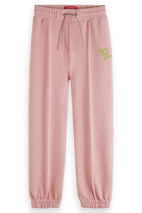 RELAXED-FIT CUFFED SWEATPANTS PINK MELANGE by Scotch & Soda