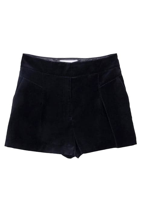 ARIANNA-VELVET SHORT BLACK by Reiss