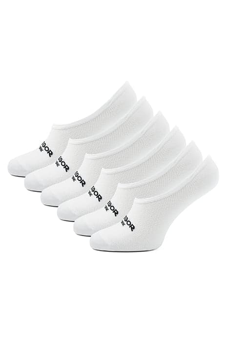 NEW YORK FOOTIES 6-PACK WHITE WITH ANTI-SLIP WHITE by McGregor