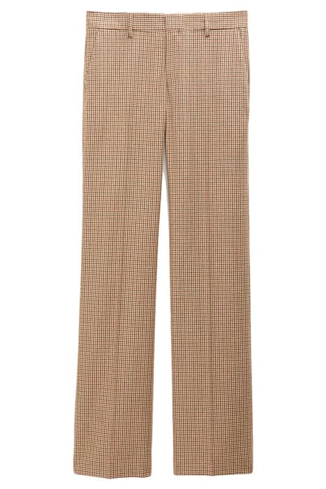 BOOTCUT CHECK TROUSERS SAND BEIGE by Filippa K