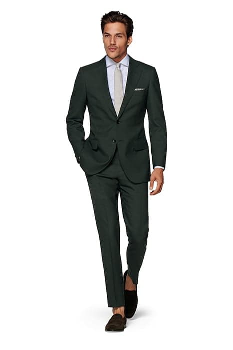 DARK GREEN PERENNIAL TAILORED FIT LAZIO SUIT by Suitsupply