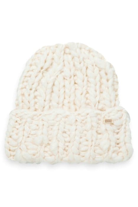 CHUNKY KNIT BEANIE SOFT ICE by Scotch & Soda