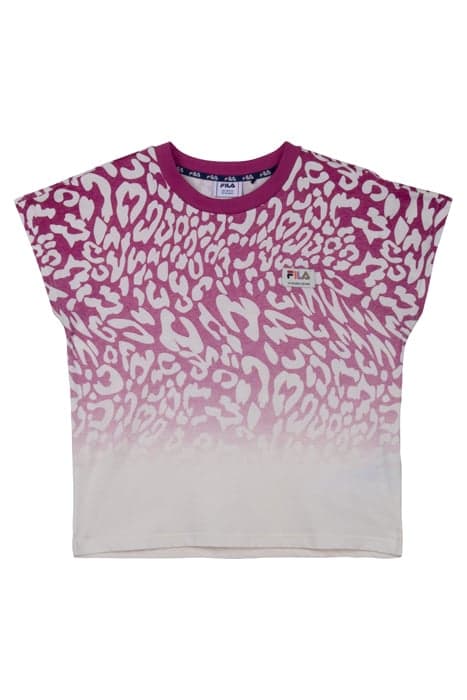 BEVERSTEDT TEE EGRET GRADIENT LEO AOP by FILA