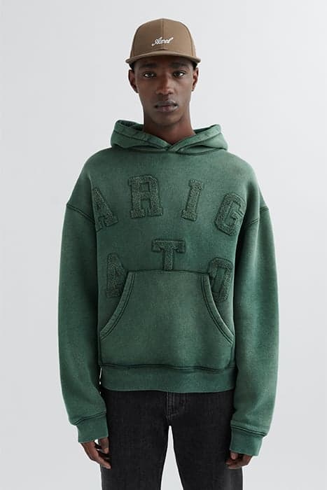 LEXI HOODIE WASHED GREEN by Axel Arigato