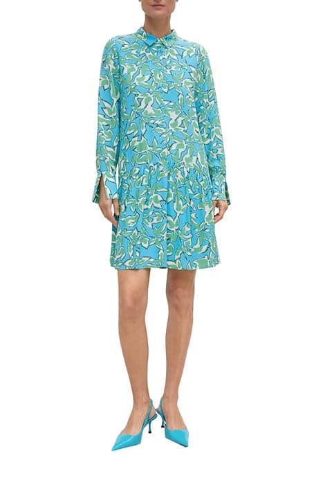 COMMA DRESSES BLUE GREEN by Comma