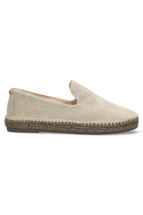 FRS1231 ESPADRILLE LOAFER LUXURY SUEDE LIGHT TAUPE by Fred de la Bretoniere