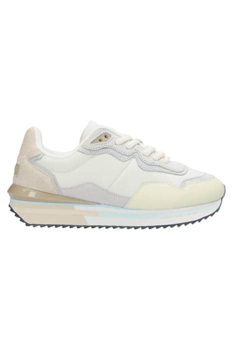 SHS1327 SNEAKER SUEDE/NAPPA/TEXTILE MIX OFFWHITE by Shabbies Amsterdam