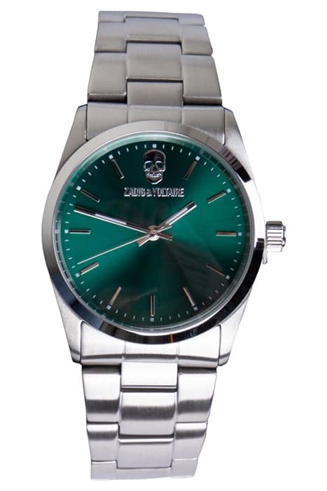 GREEN DIAL FUSION WATCH SILVER by ZADIG&VOLTAIRE