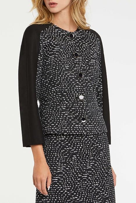 JACKET TWEED B&W BLACK / WHITE by Paule Ka