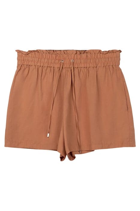 LILY ELASTIC WAIST DRAWSTRING SHORT TERRACOTA by Forever New