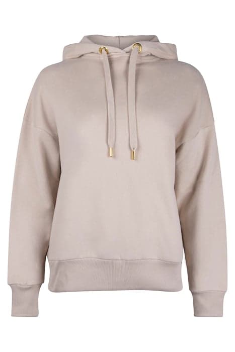 ORGANIC FELPA HOODIE ALMOND ALMOND by Rich & Royal