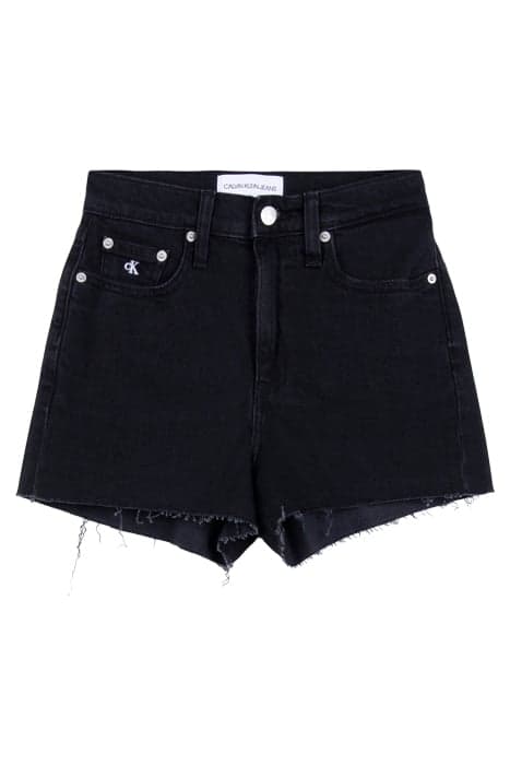 HIGH RISE SHORT AB099 WASHED BLACK RWH by Calvin Klein