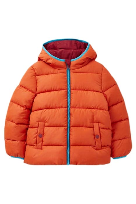 QUILTED PUFFER JACKET MID ORANGE by White Stuff