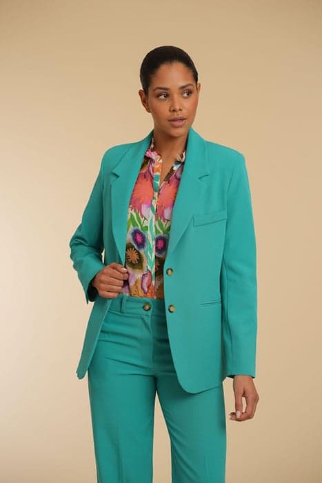 BLAZER SOLID TEAL by Geisha