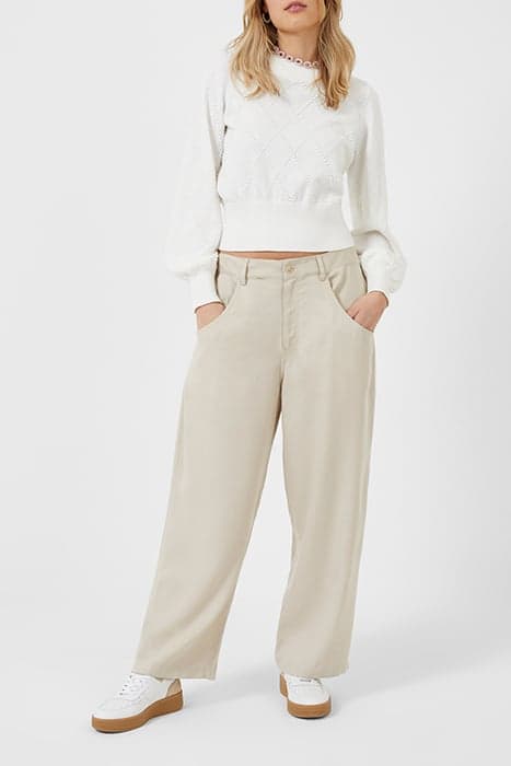 CELIA KUGER TENCEL TROUSER WILD WHEAT by French Connection