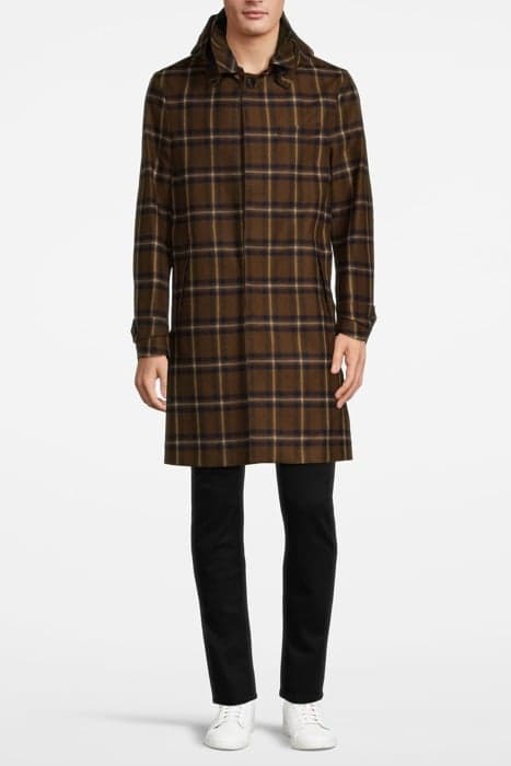 BROWN CHECK RAINCOAT by Suitsupply