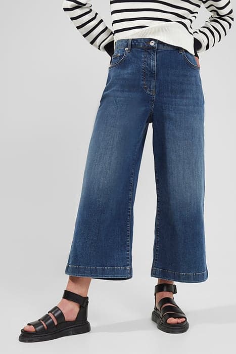 COMFORT RECYCLED CULOTTES MID BLUE by French Connection