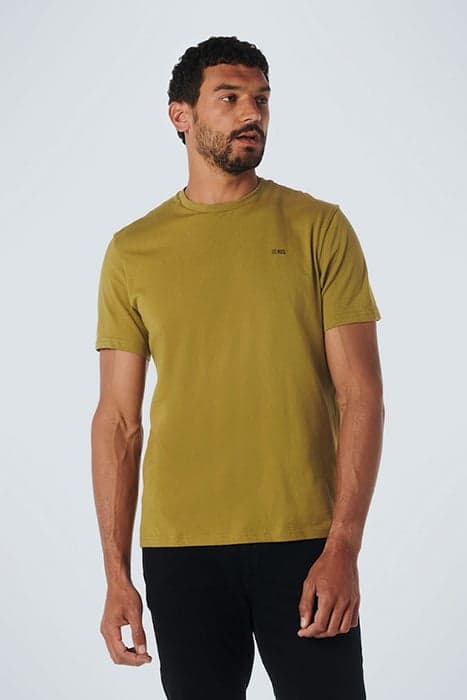 T-SHIRT CREWNECK SOLID BASIC OLIVE by No Excess