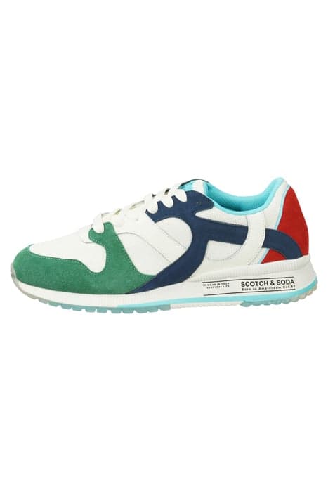 VIVEX SNEAKER GREEN MULTI by Scotch & Soda Footwear