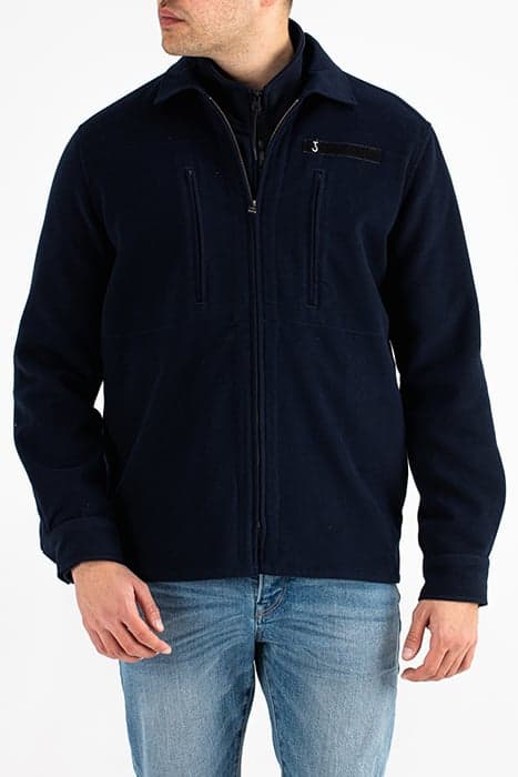 ANDOR ZIP OVERSHIRT ALASKA BLUE by Butcher of Blue