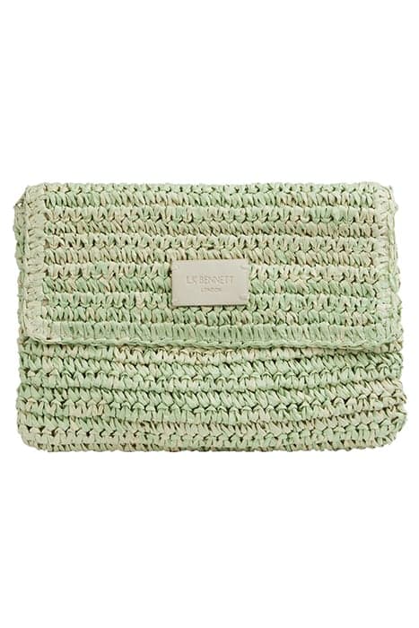 CU KLARA OVERSIZED RAFFIA SEA GREEN by LK Bennett