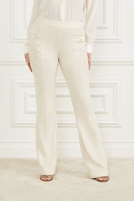 LORRAINE PANT IVORY BONE by Marciano by Guess