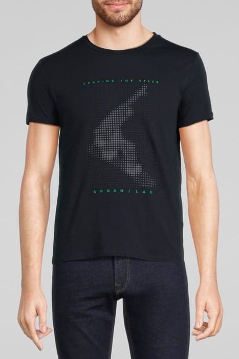 NAVY OPTICAL IMAGE DRY FAST T-SHIRT NAVY by IKKS