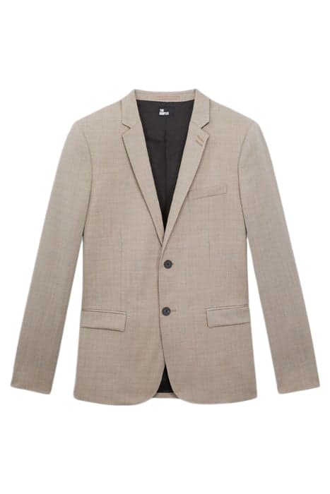 2 BUTTON SUIT JACKET BEIGE MELANGE by The Kooples