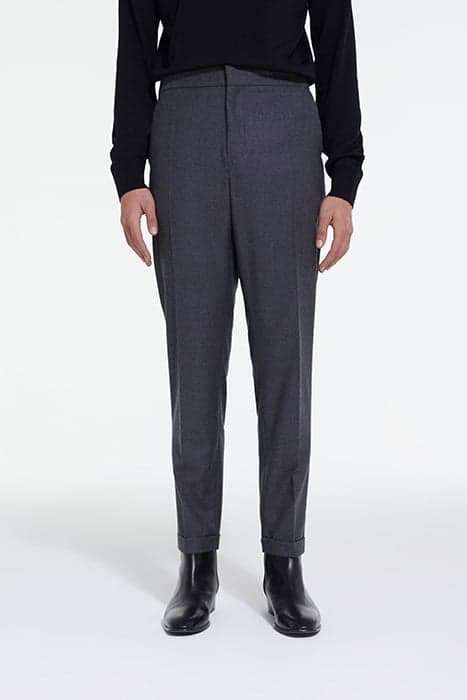 SUIT TROUSERS WITH ELASTIC BELT GREY by The Kooples