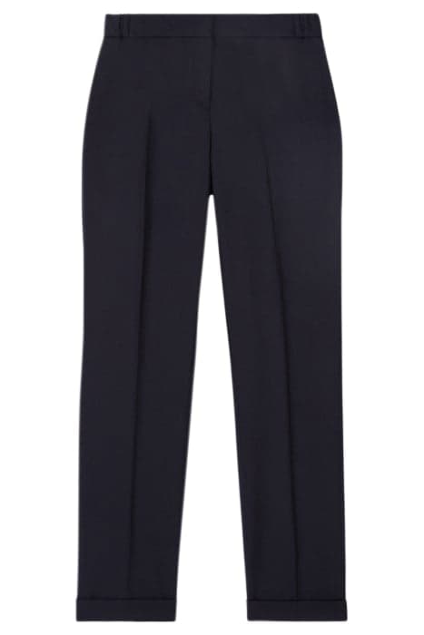 SUIT TROUSERS WITH ELASTIC WAIST DETAIL NAVY by The Kooples