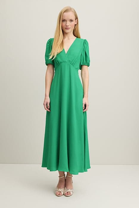 DR HERMIA V NECH DRESS GREEN by LK Bennett