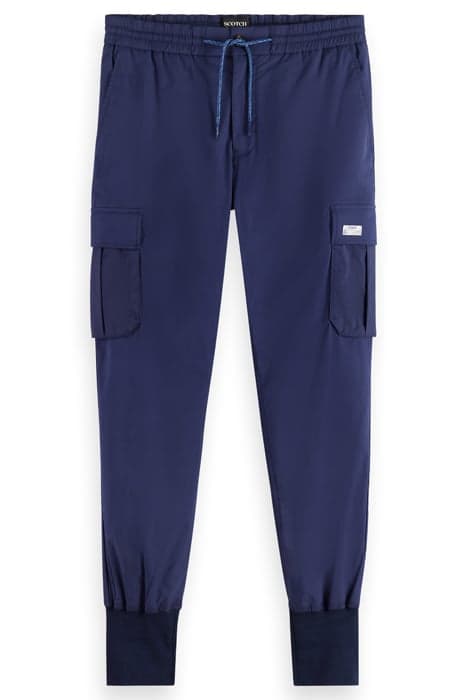 SEASONAL - LOOSE TAPERED-FIT NYLON CARGO JOGGER NAVY by Scotch & Soda