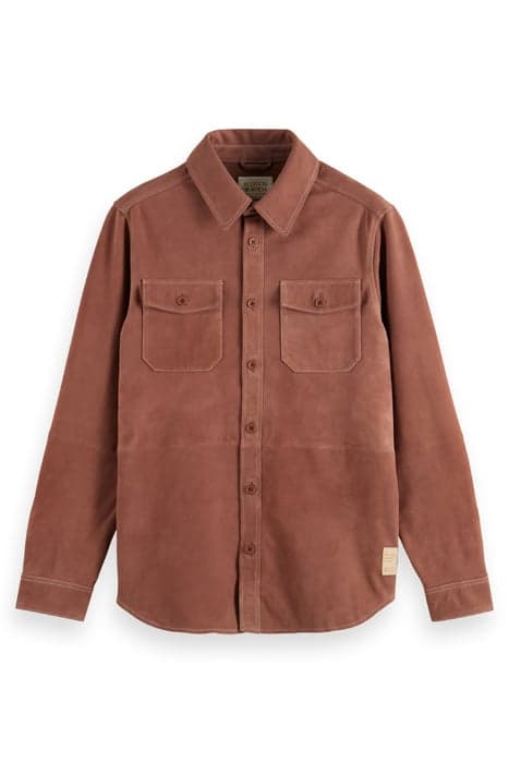 SUEDE SHIRT DRIFTWOOD by Scotch & Soda