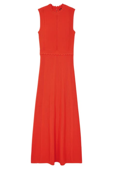 LONG SLEEVELESS DRESS PUMPKIN by The Kooples