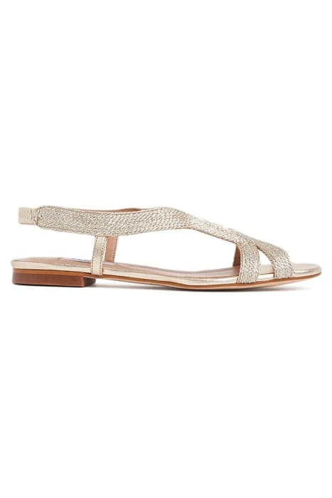 RENEE OPEN TOE SANDAL SOFT GOLD by LK Bennett